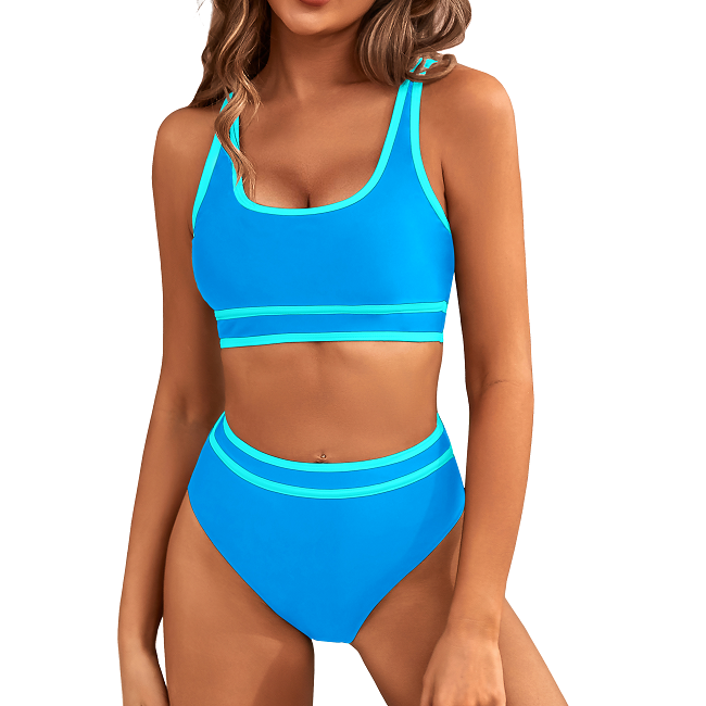 Vera | Sporty High-Waist Bikini Set for Women