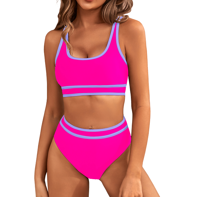 Vera | Sporty High-Waist Bikini Set for Women