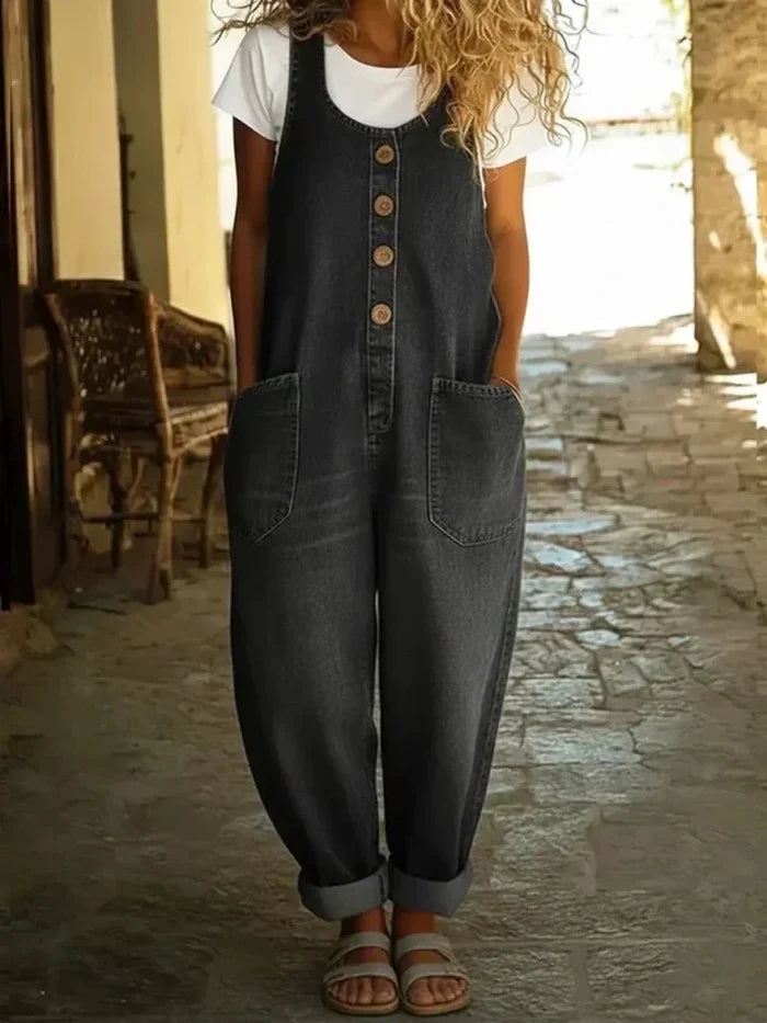 Lora | Vintageinspirert casual jumpsuit for kvinner