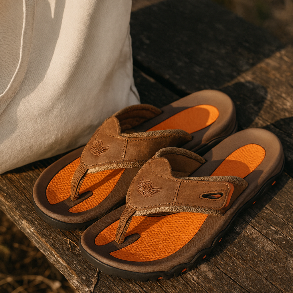 LuxeStride | Bequeme offene Herren-Sandalen