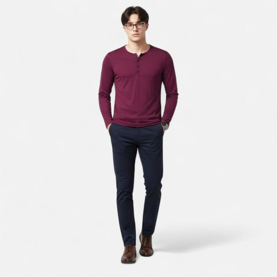 Horace | Elegantes &amp; Bequemes Langarmshirt