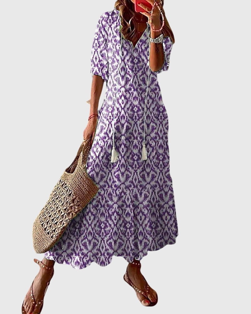 Aurora | Boho Summer Maxi Dress