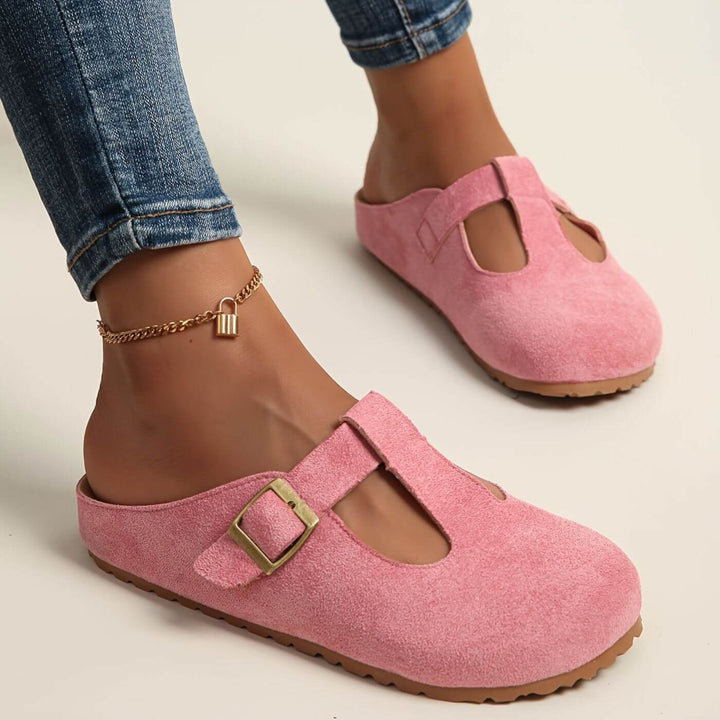 Solmira | Elegante Damen-Clogs mit Schnallenverschluss