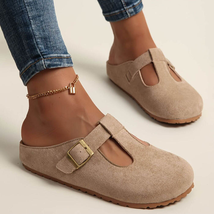 Solmira | Elegante Damen-Clogs mit Schnallenverschluss