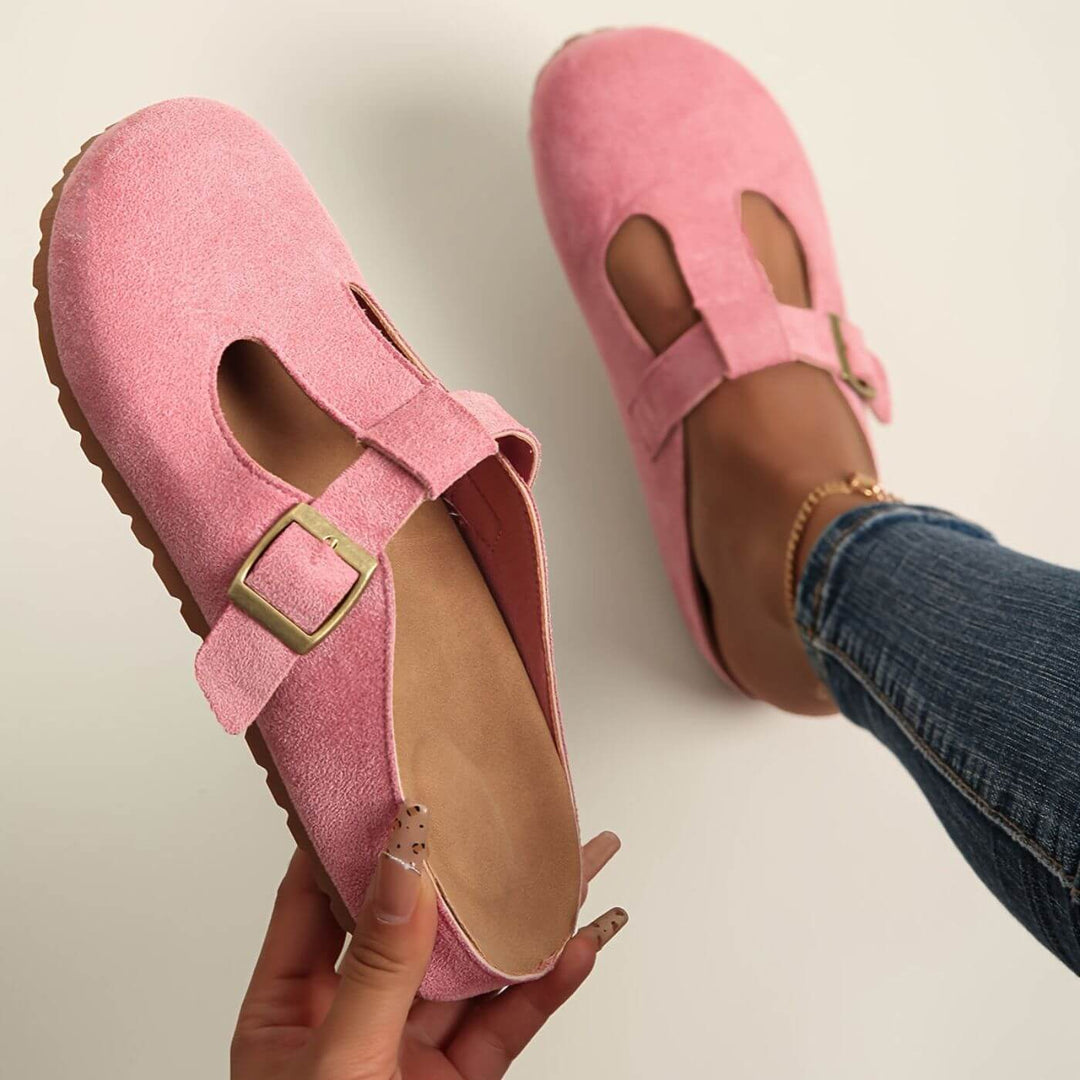 Solmira | Elegante Damen-Clogs mit Schnallenverschluss