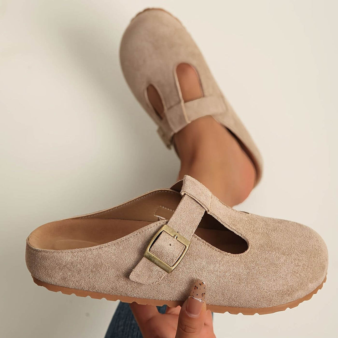 Solmira | Elegante Damen-Clogs mit Schnallenverschluss