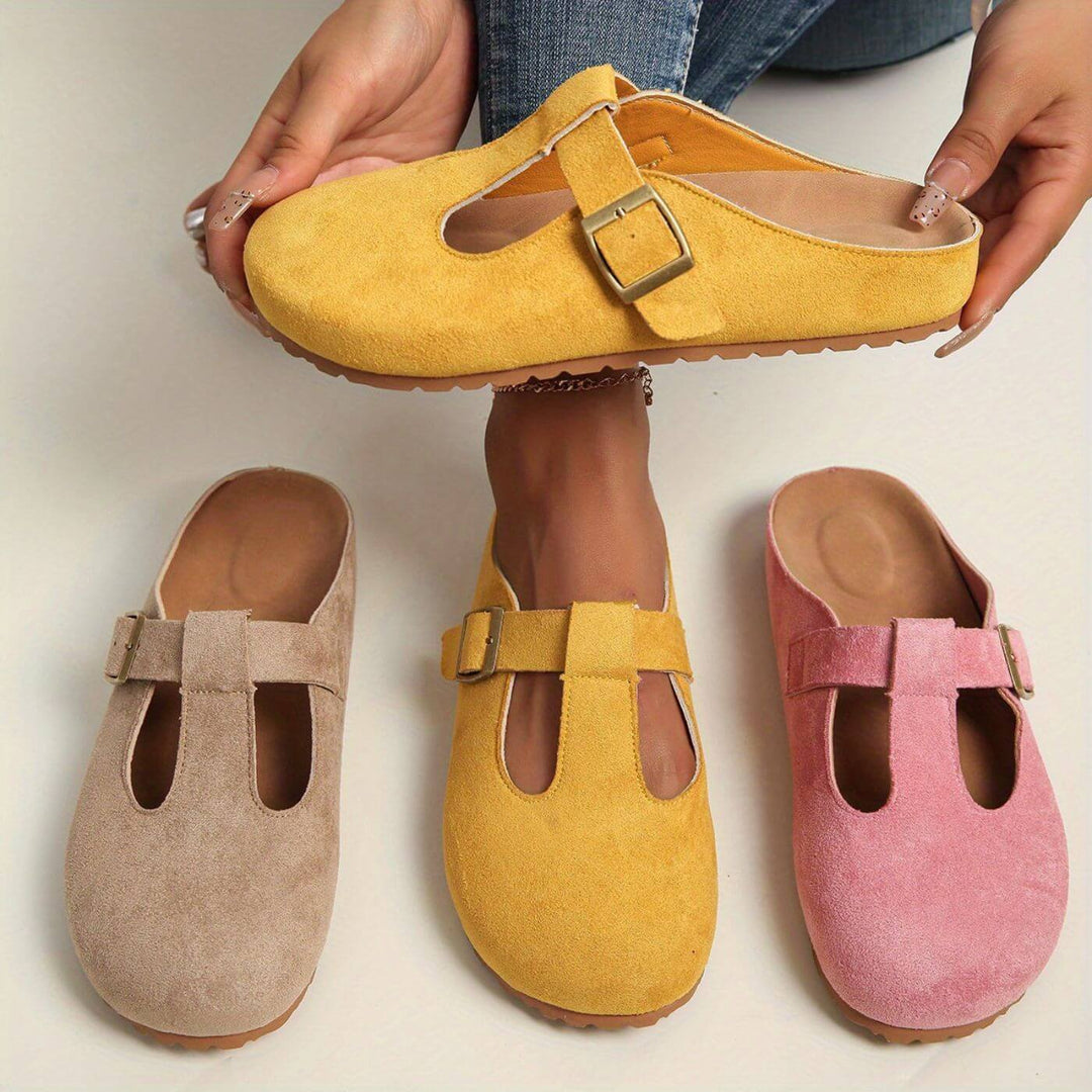 Solmira | Elegante Damen-Clogs mit Schnallenverschluss