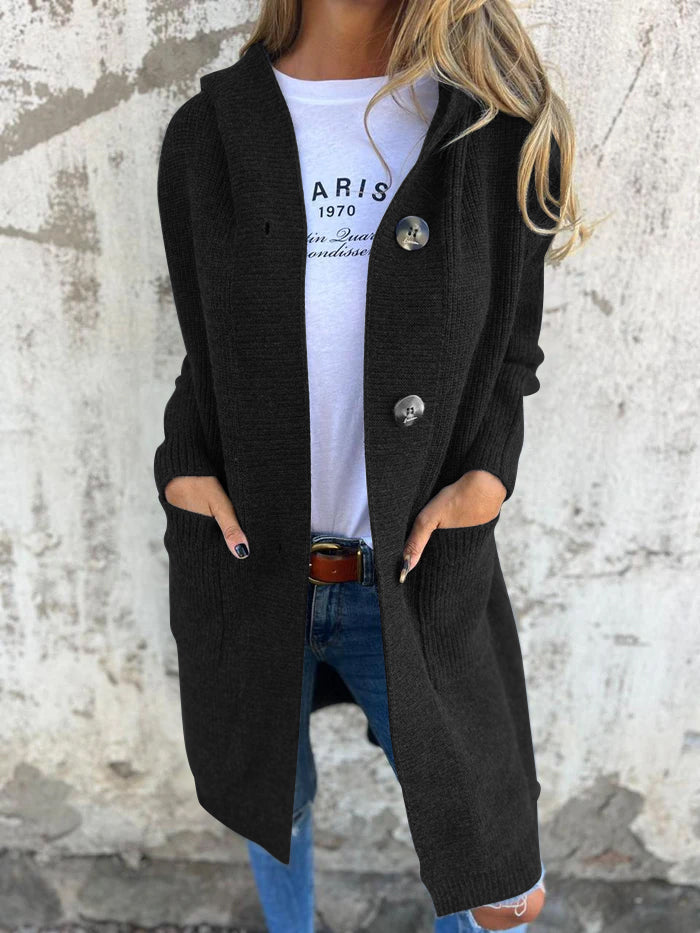 Mirelle | Eleganter, gerippter, langer Cardigan für Damen