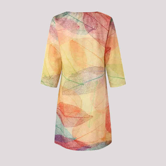 Lunara | Lässiges botanisches Kleid für Damen