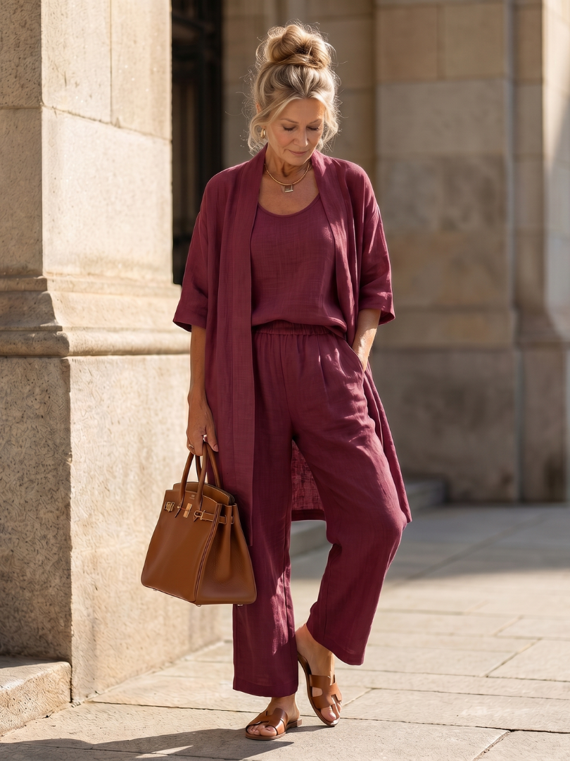 Calira | Elegantes dreiteiliges Lounge-Set