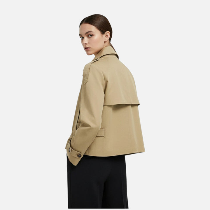 Elira | Schicker kurzer Trenchcoat für Damen