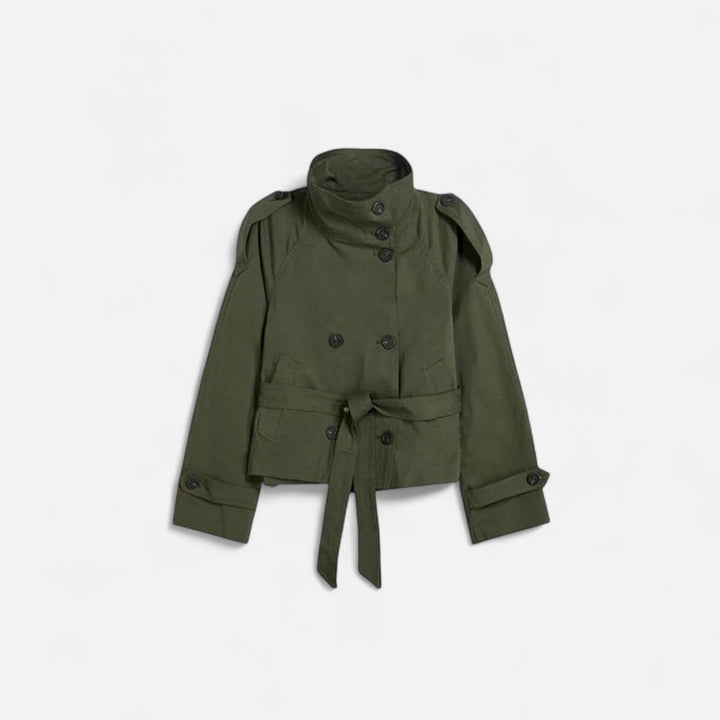 Elira | Schicker kurzer Trenchcoat für Damen