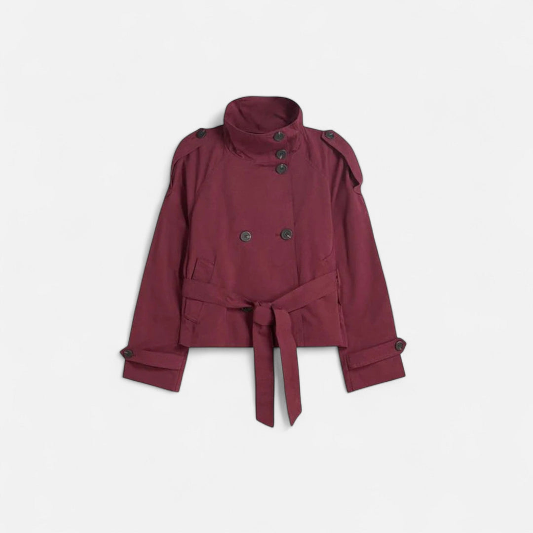 Elira | Schicker kurzer Trenchcoat für Damen