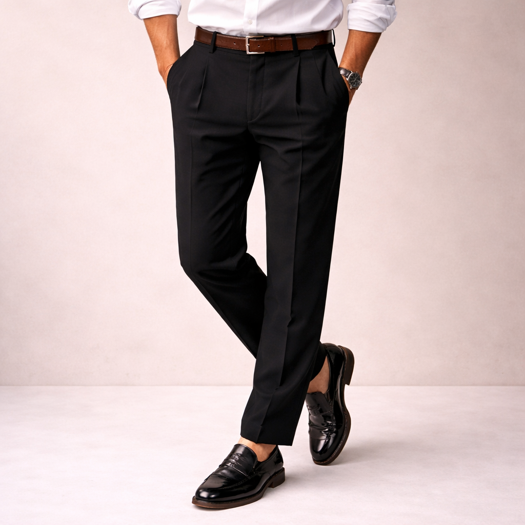 Virelli | Elegante Freizeithose mit Nadelstreifen
