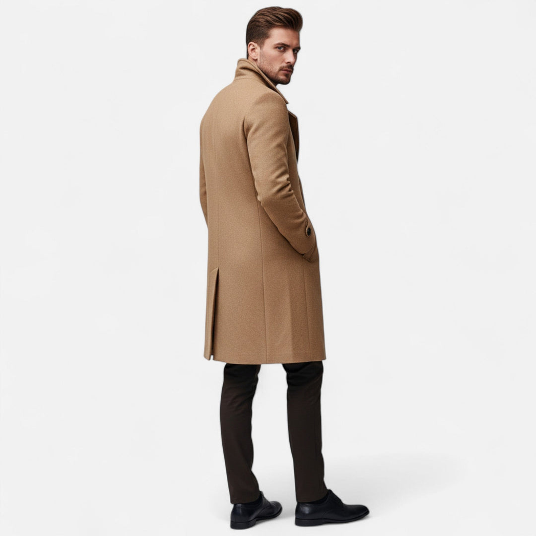 Valerio | Eleganter langer Herrenmantel