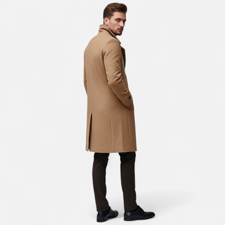 Valerio | Eleganter langer Herrenmantel