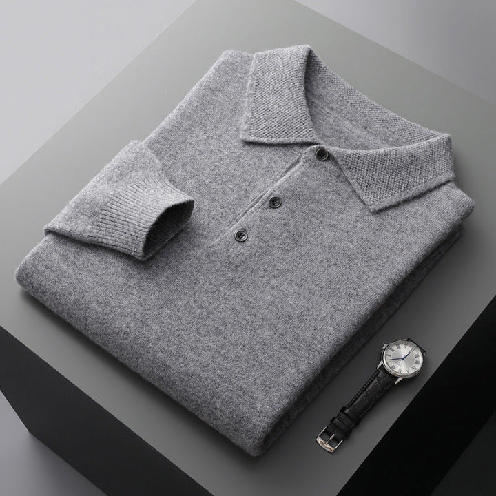 Hayden | Elegantes und stilvolles Langarm-Poloshirt