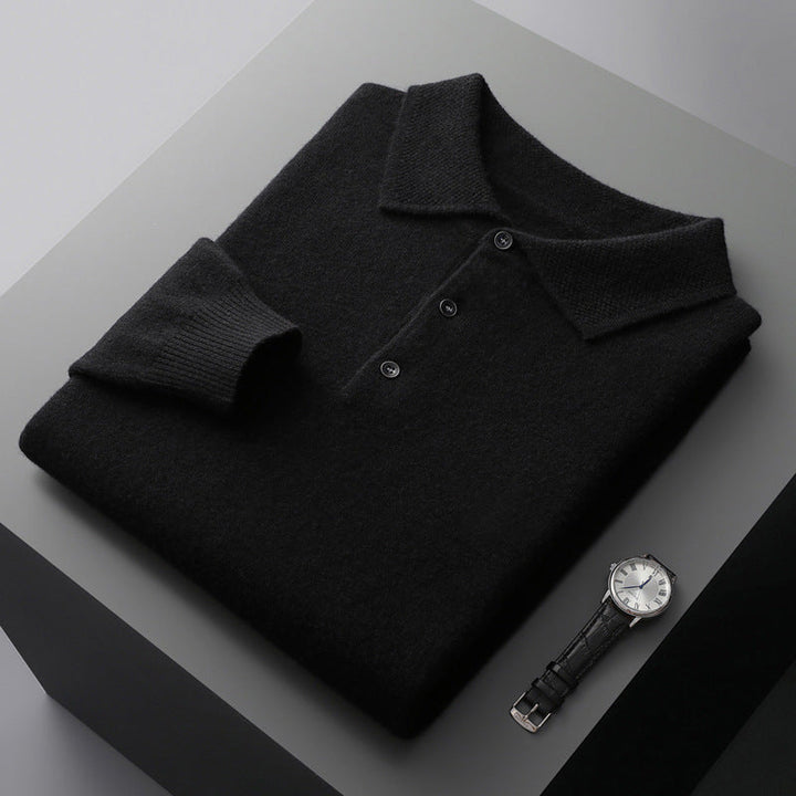 Hayden | Elegantes und stilvolles Langarm-Poloshirt