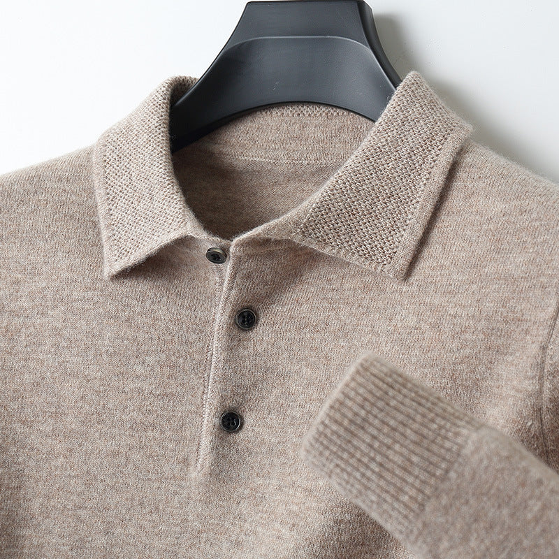 Hayden | Elegantes und stilvolles Langarm-Poloshirt