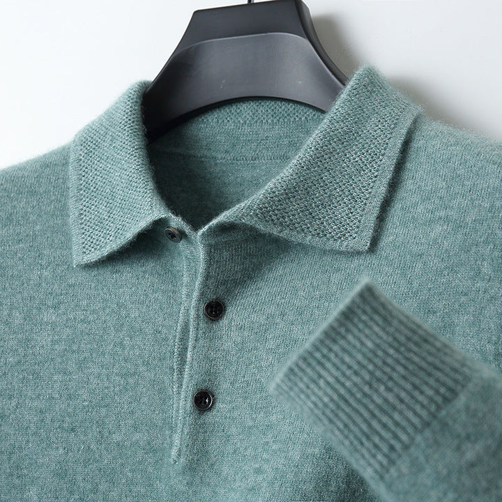 Hayden | Elegantes und stilvolles Langarm-Poloshirt