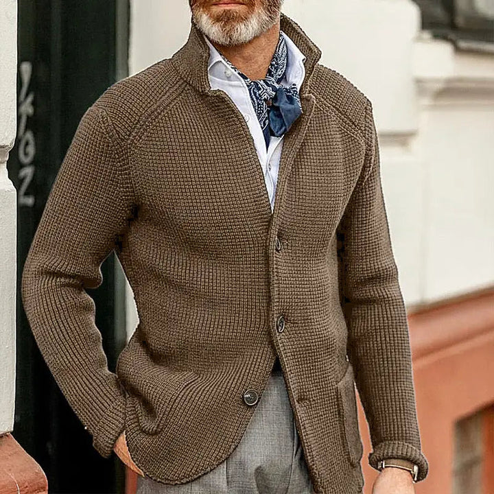 Calder | Klassischer Strick-Cardigan für Herren
