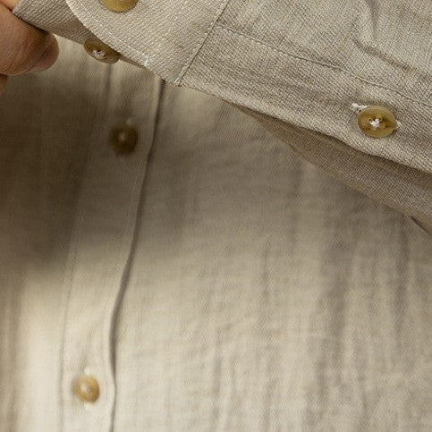 Milo | Lässiges, leichtes Leinenhemd für Herren mit Brusttasche