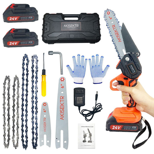 Mini Chainsaw - #2025 Upgraded Cordless Chainsaw [2 Battery Pack Free]