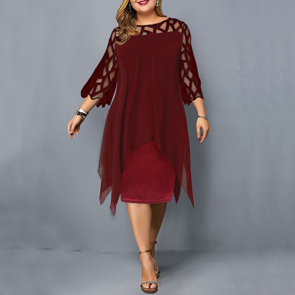 Wendy | Comfortable and Elegant Plus Size Midi Dress