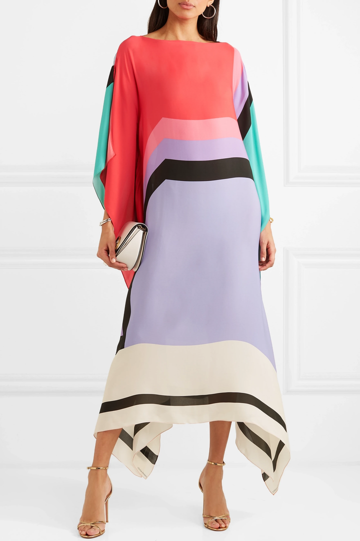 Zarelle | Statement Geometric Caftan Dress