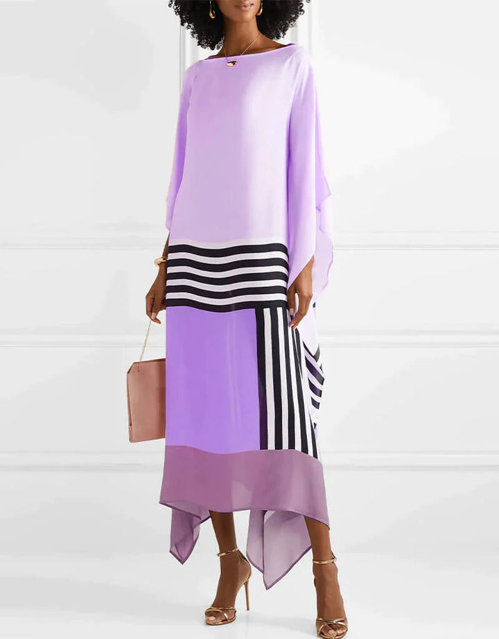 Zarelle | Statement Geometric Caftan Dress