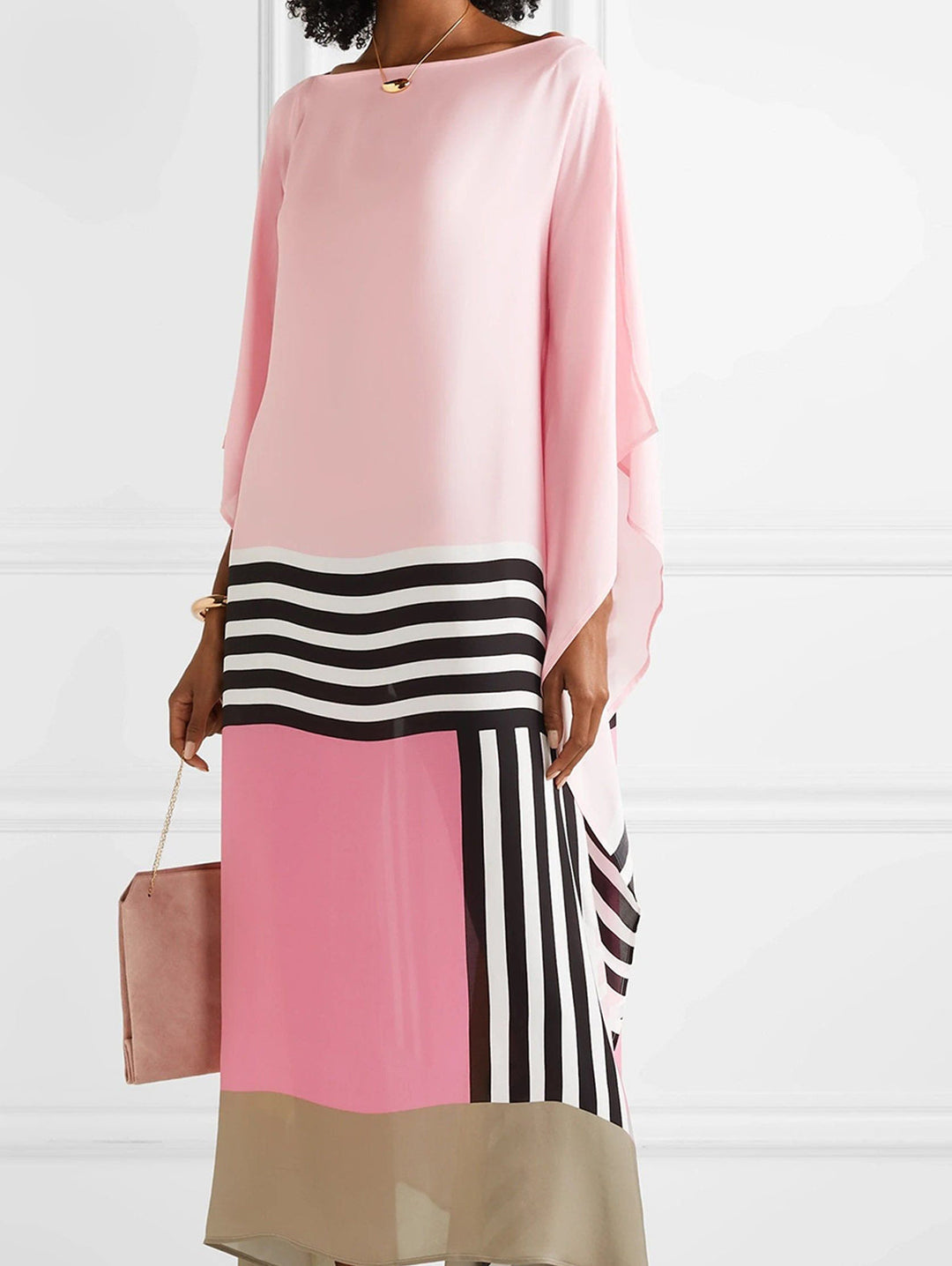 Zarelle | Statement Geometric Caftan Dress
