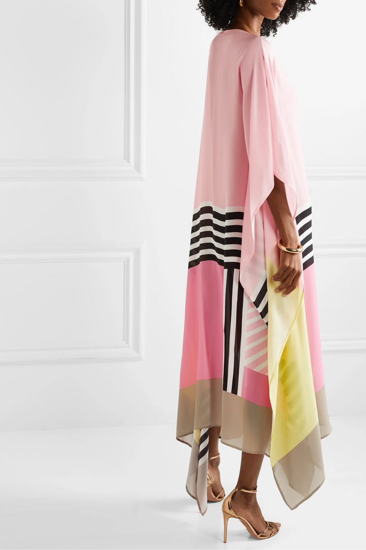 Zarelle | Statement Geometric Caftan Dress