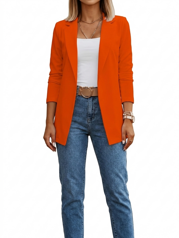 Virella | Offener Blazer mit Drapierung