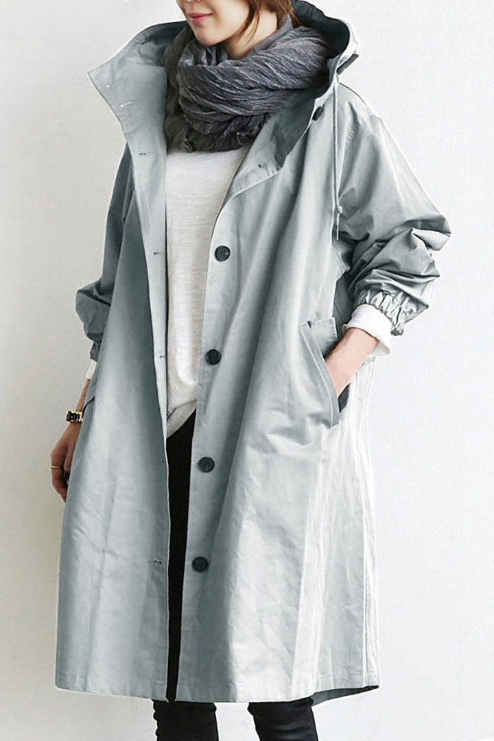Arlina | Women’s Hooded Mid-Length Jacket