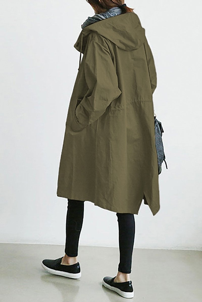 Arlina | Women’s Hooded Mid-Length Jacket