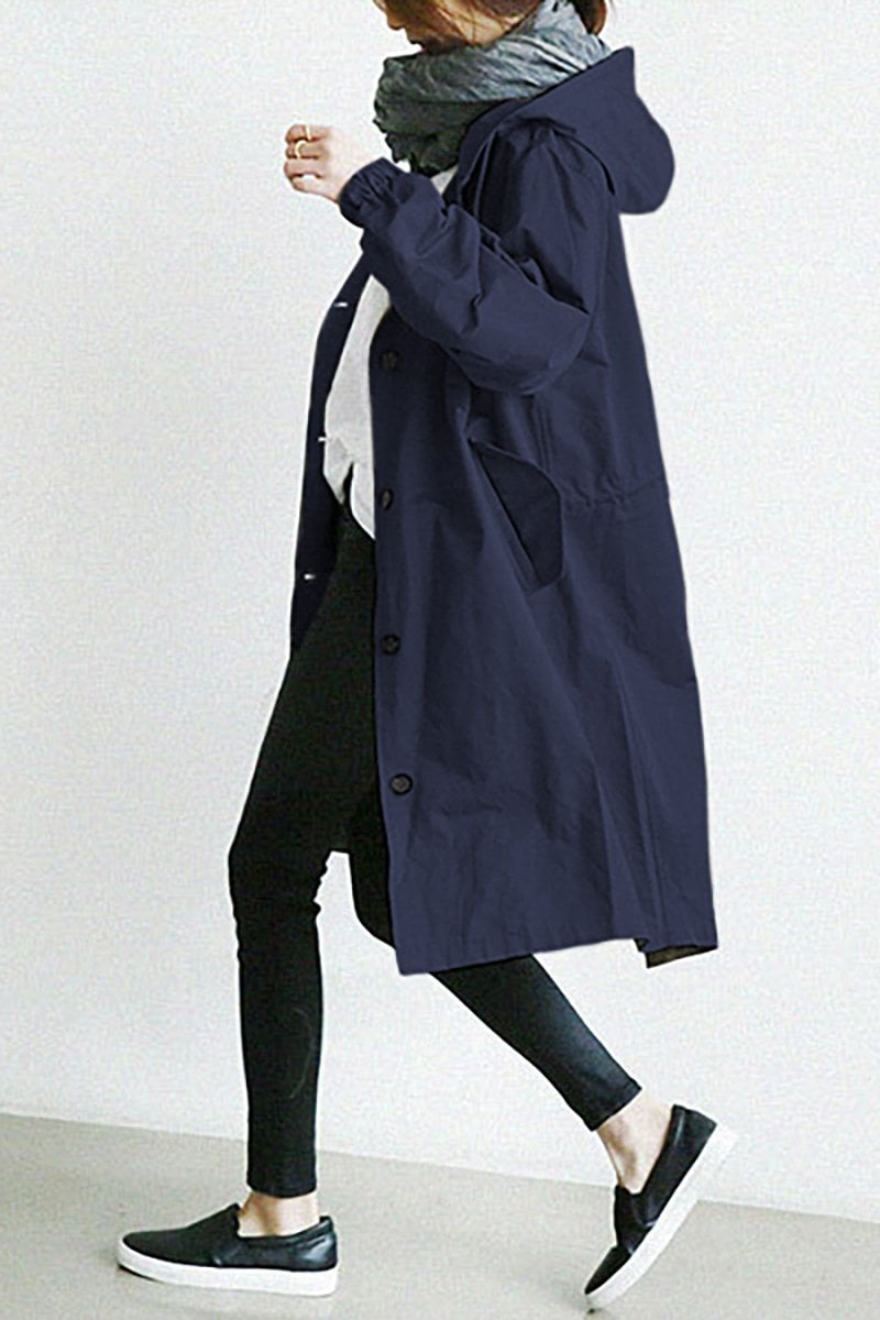 Arlina | Women’s Hooded Mid-Length Jacket