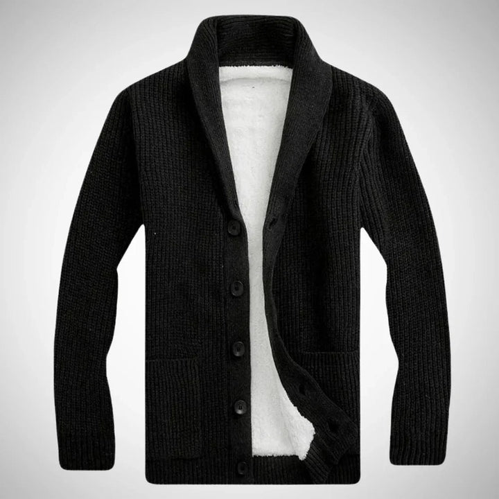 Orin | Herren-Fleece-Schalkragen-Strickjacke