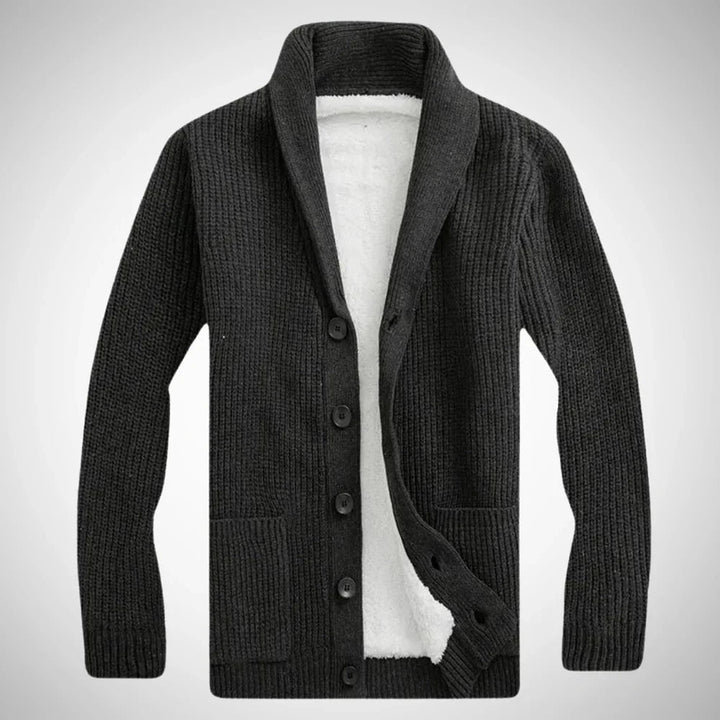 Orin | Herren-Fleece-Schalkragen-Strickjacke
