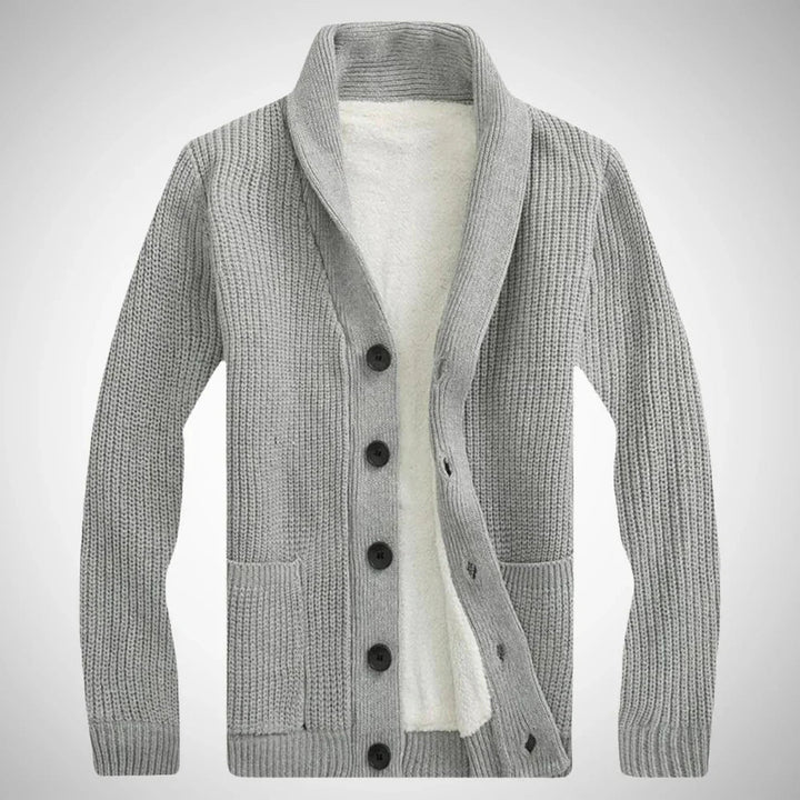 Orin | Herren-Fleece-Schalkragen-Strickjacke