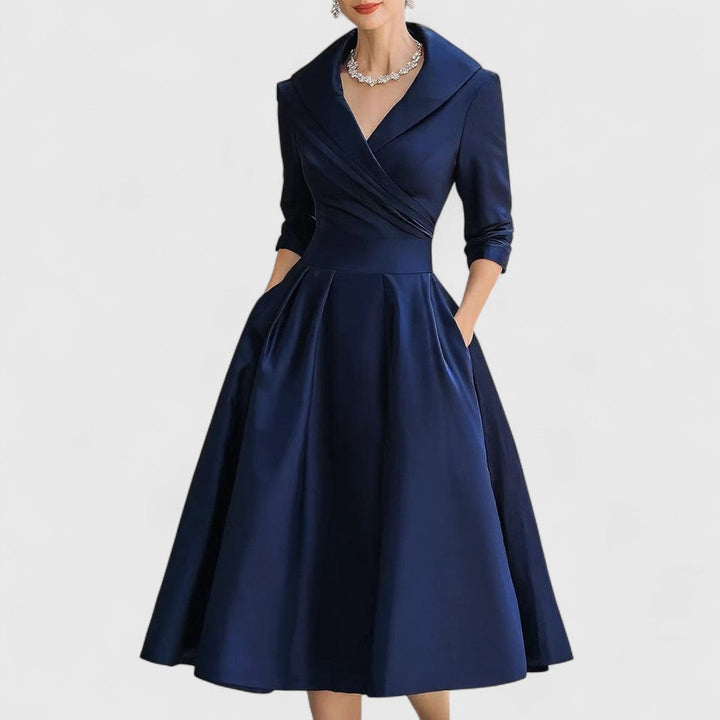 Nivara | Elegantes, ausgestelltes Hochzeitsgastkleid