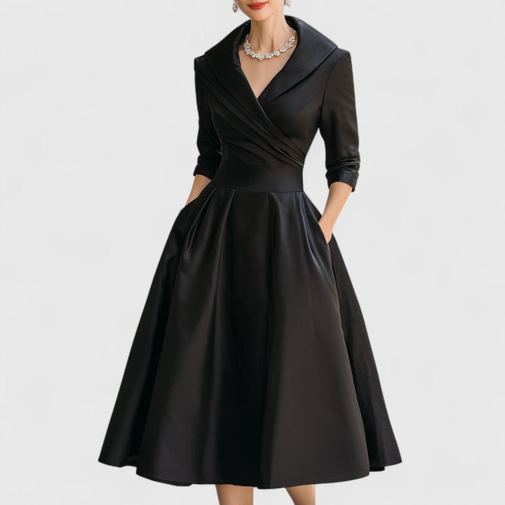 Nivara | Elegantes, ausgestelltes Hochzeitsgastkleid