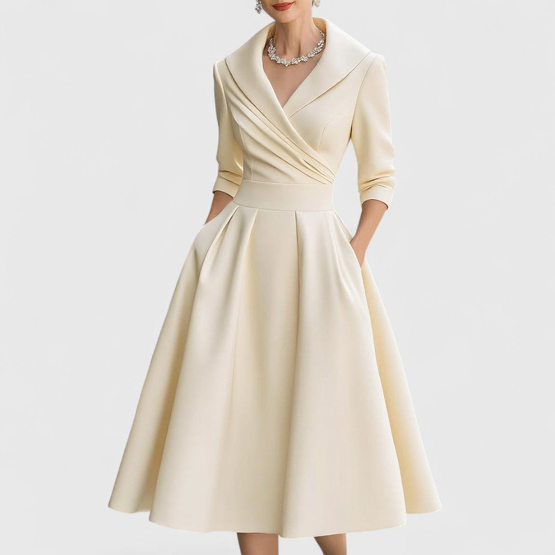 Nivara | Elegantes, ausgestelltes Hochzeitsgastkleid