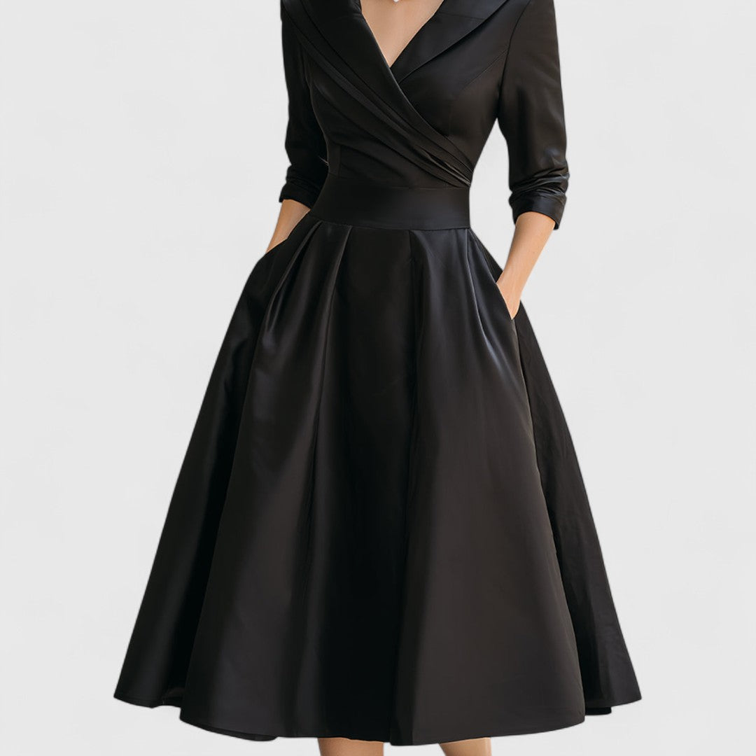 Nivara | Elegantes, ausgestelltes Hochzeitsgastkleid