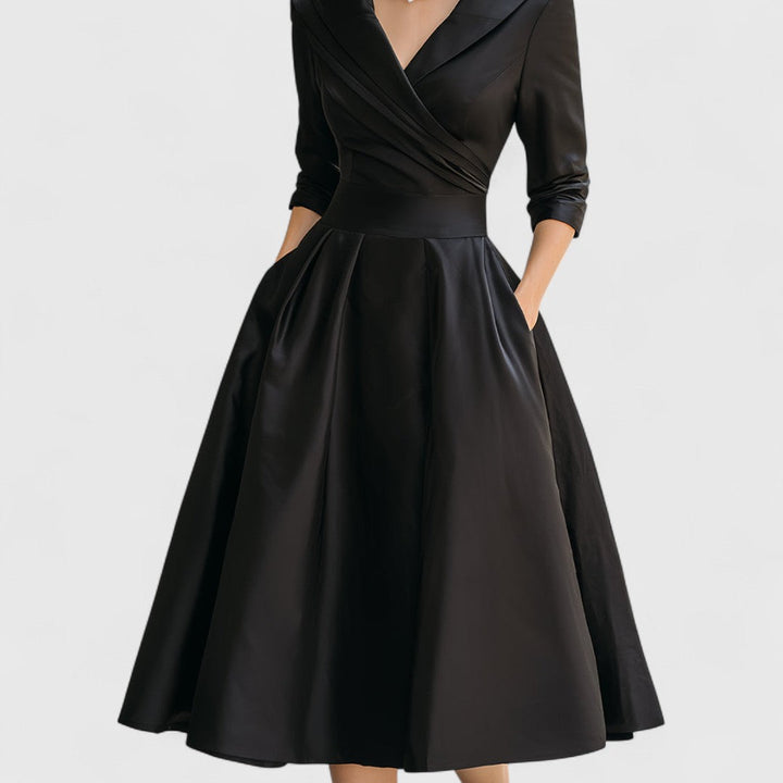 Nivara | Elegantes, ausgestelltes Hochzeitsgastkleid
