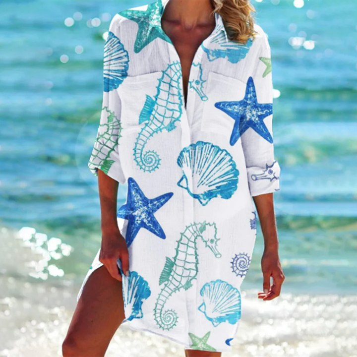 Luna | Colorful A-Line Summer Shirt