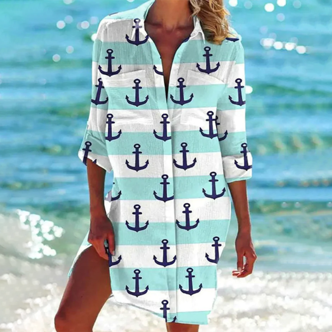 Luna | Colorful A-Line Summer Shirt
