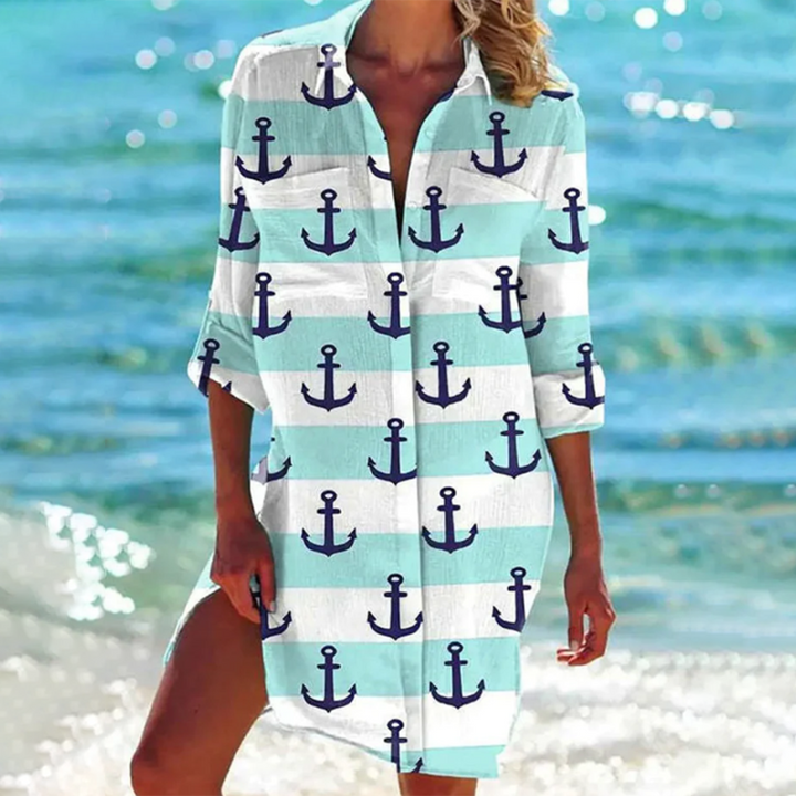 Luna | Colorful A-Line Summer Shirt