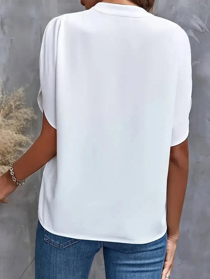 Alica | Comfortable &amp; Versatile V-neck Blouse