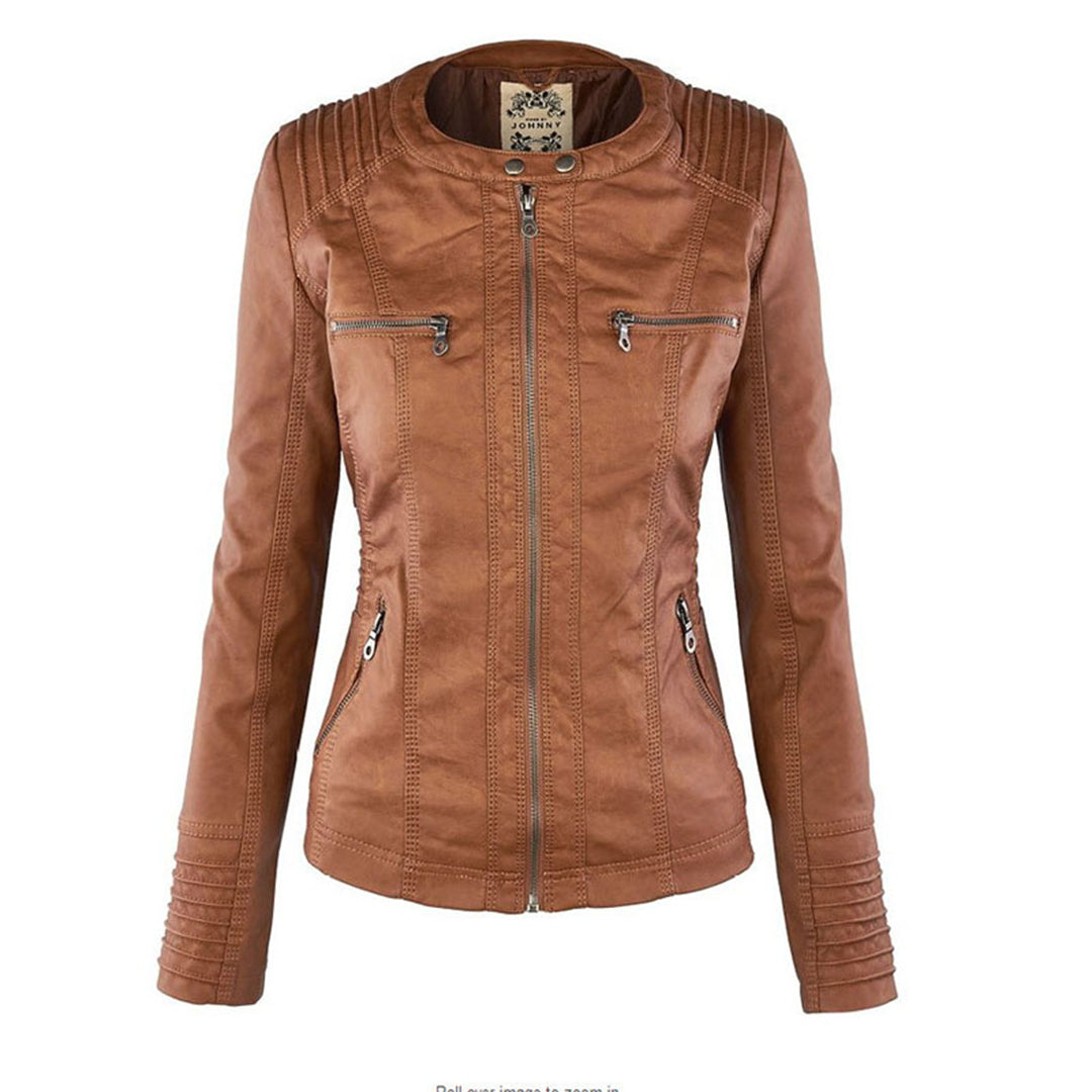 Zirella | Women’s Faux Leather Jacket