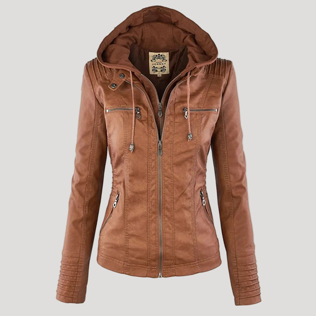 Zirella | Women’s Faux Leather Jacket